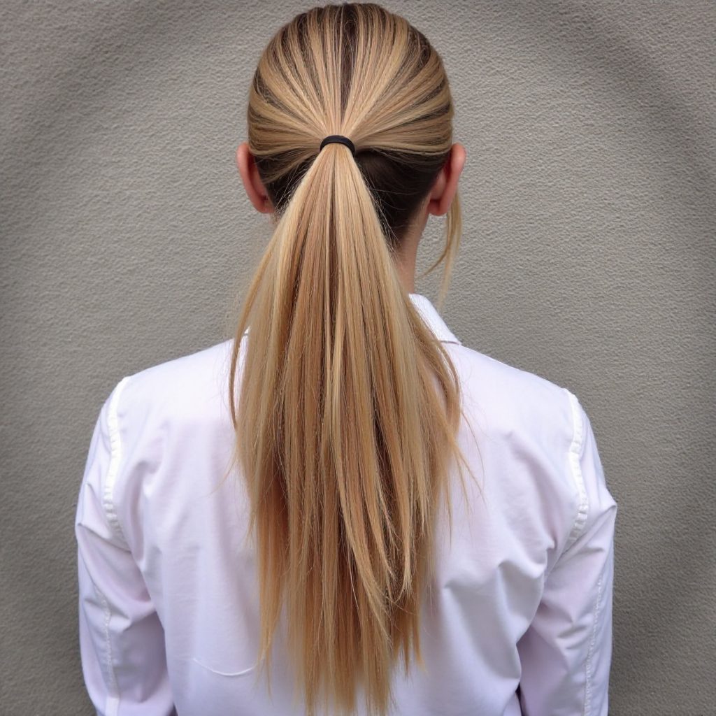 Half Updo With Strand Braid