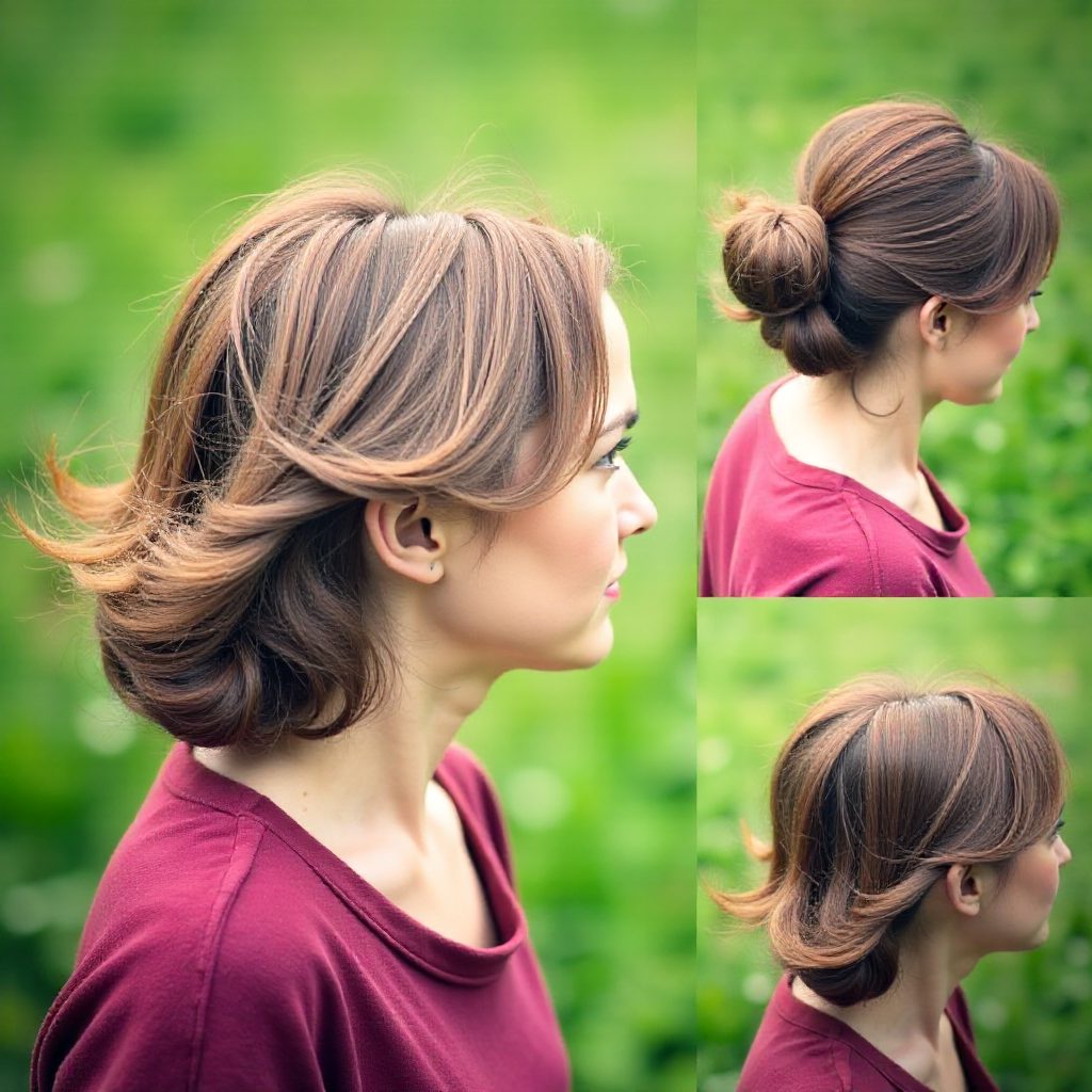Strand Braid Crown And A Bun