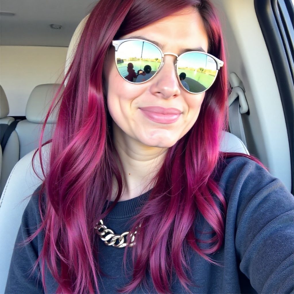 Chunky Burgundy Dookie Braids