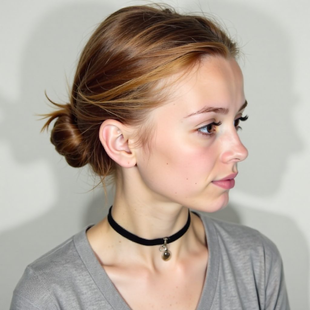 Low Braided Updo