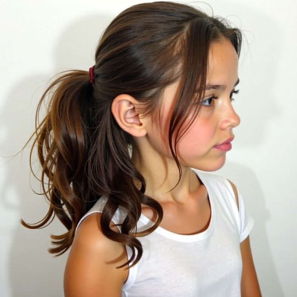 Bouffant Ponytail For Long Hair
