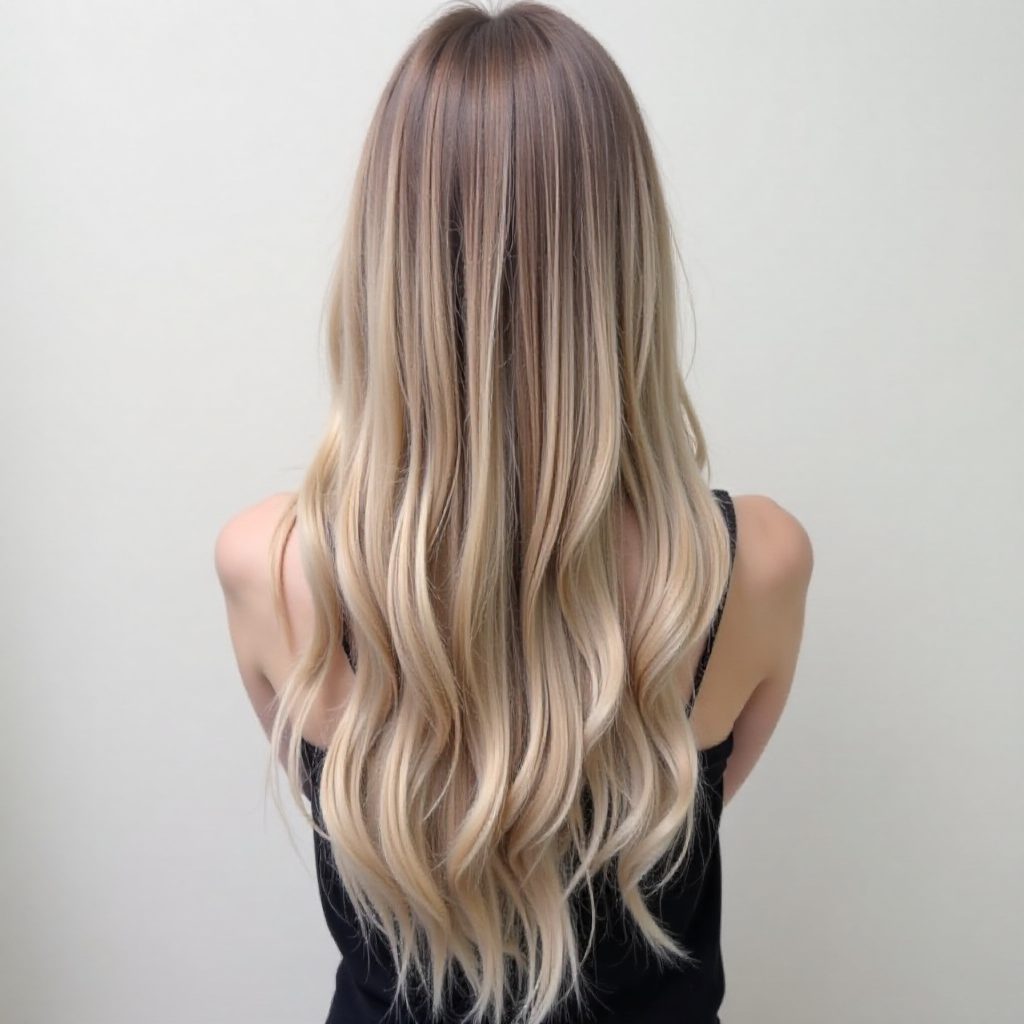 Curvy Half Up Waterfall Braid