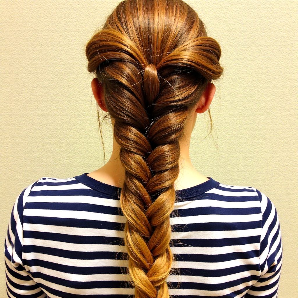 Messy Mermaid Braid For Ombre Hair