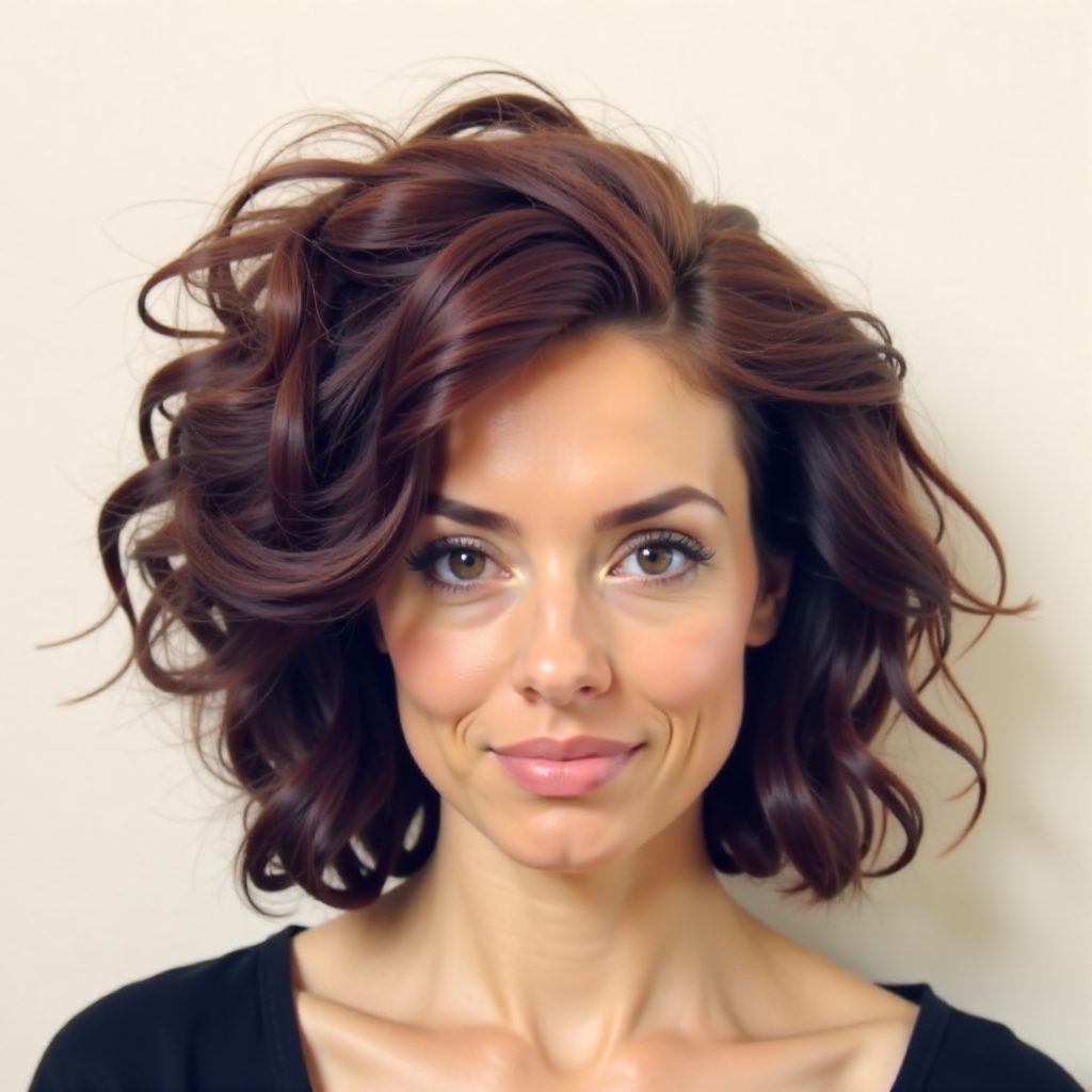 Voluminous Medium Length Hair