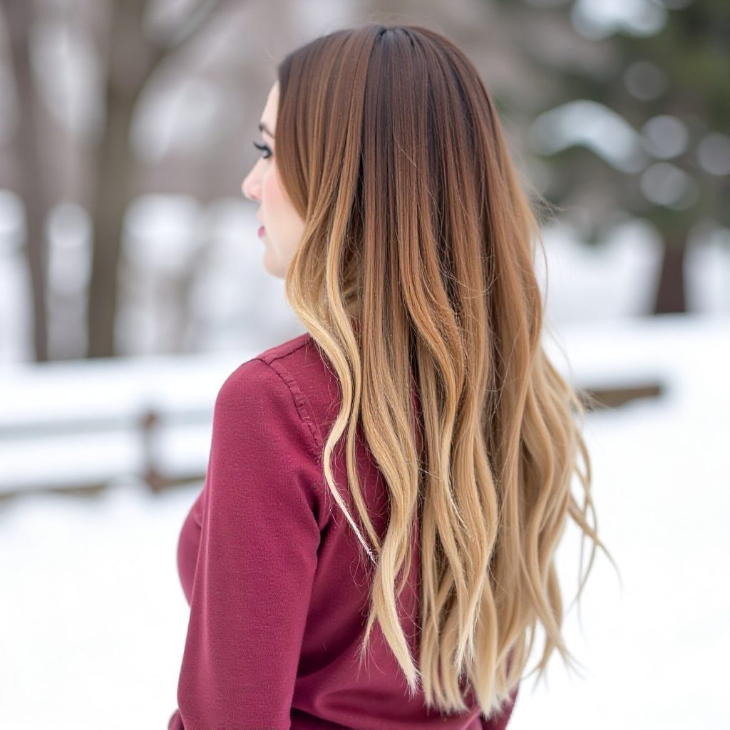 Waterfall Braid Half Updo