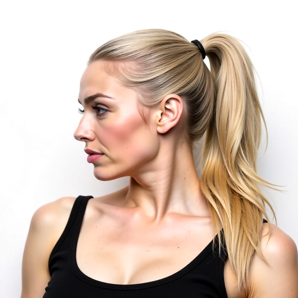 Ponytail With A Hair Wrap