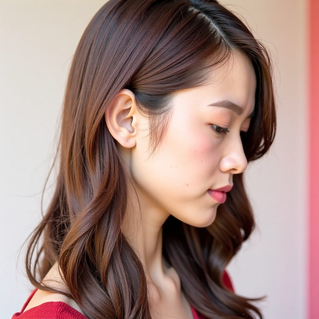 St Valentine's Day Hairstyle With Heart