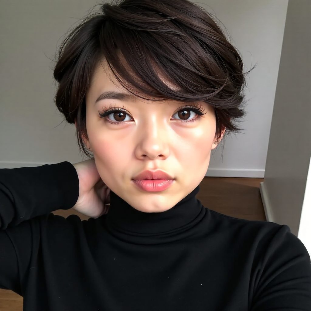 Short Messy Curly Hairstyle
