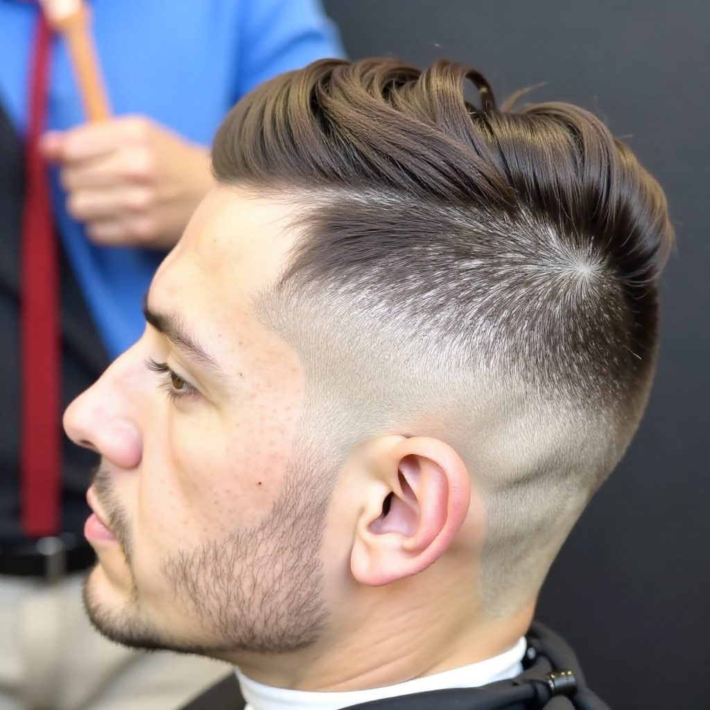 Lineup Undercut With Man Bun