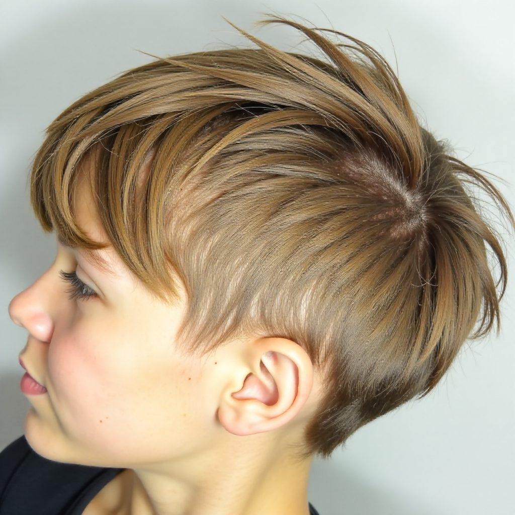 Choppy Pixie With Side Undercut