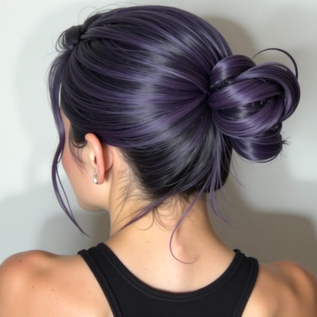 Messy Fishtail Bun