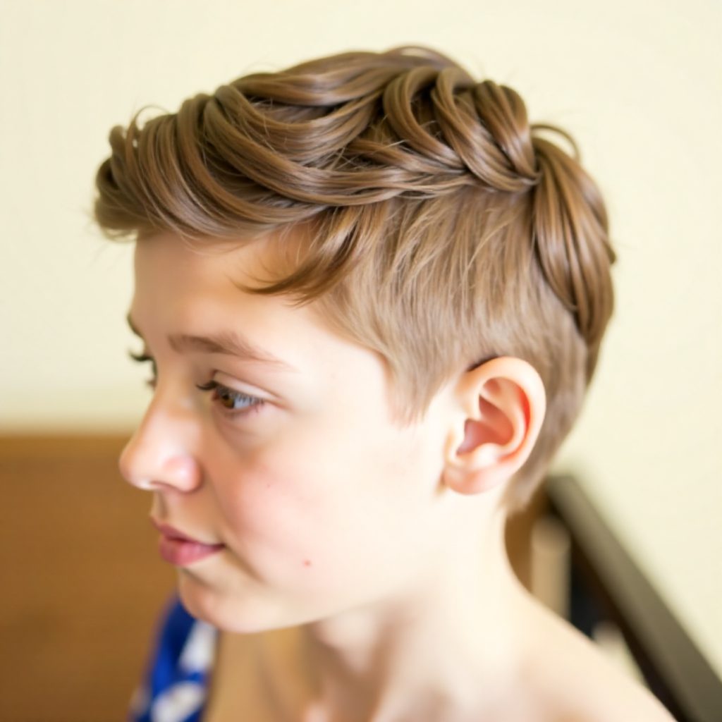 Arya Rope Braid Buns