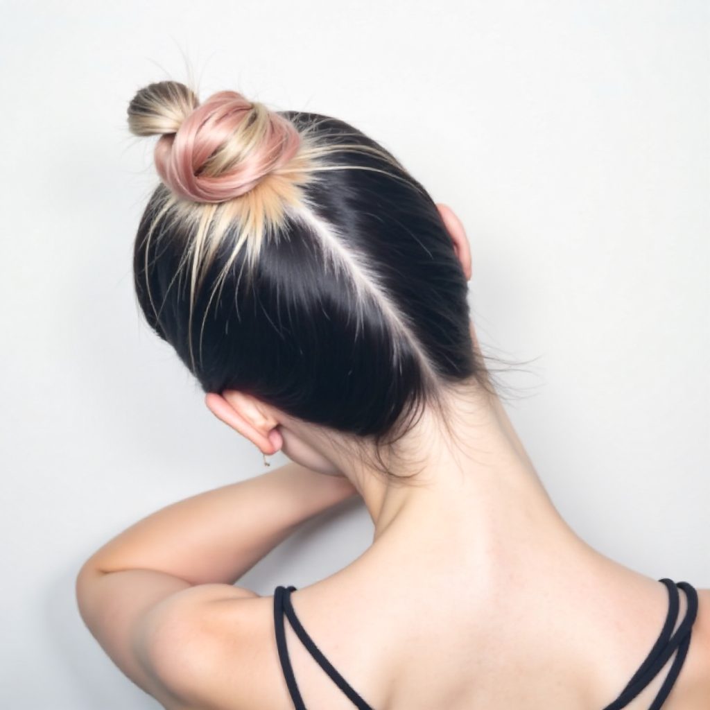 Upside Down Twisted Bun