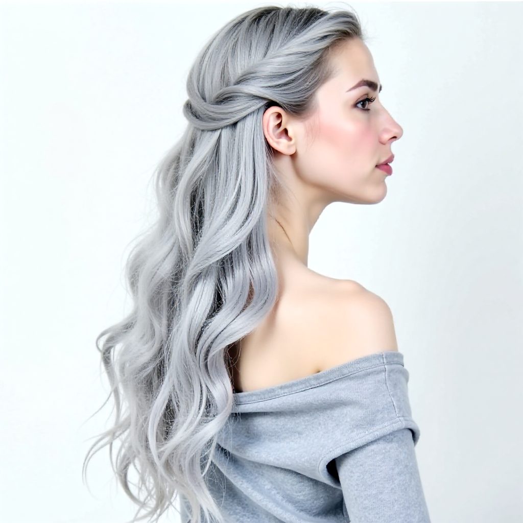 Side Silver Braids
