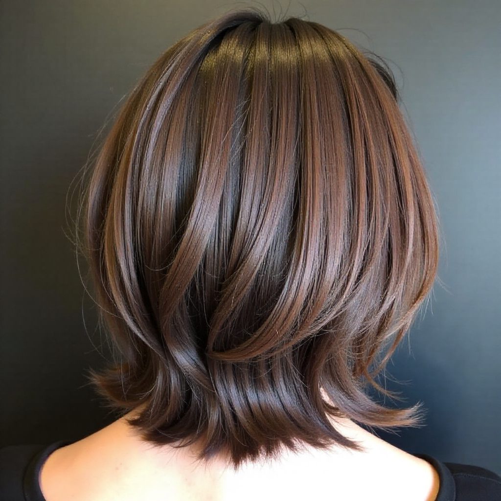 Two-Layer Bob for Thick Hair