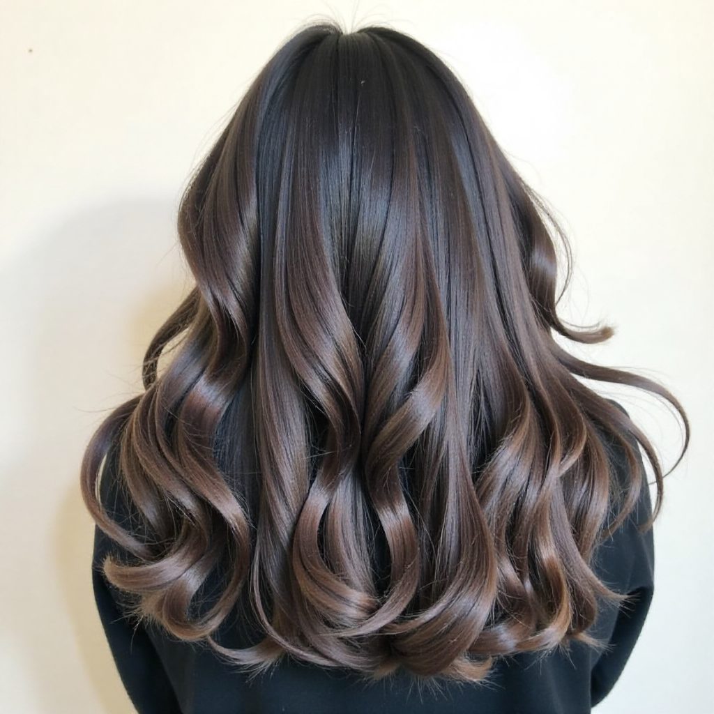 Long Shaggy Hairstyle for Black Hair