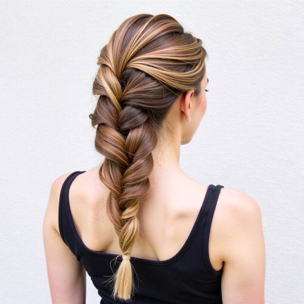 Triple Twist Ponytail