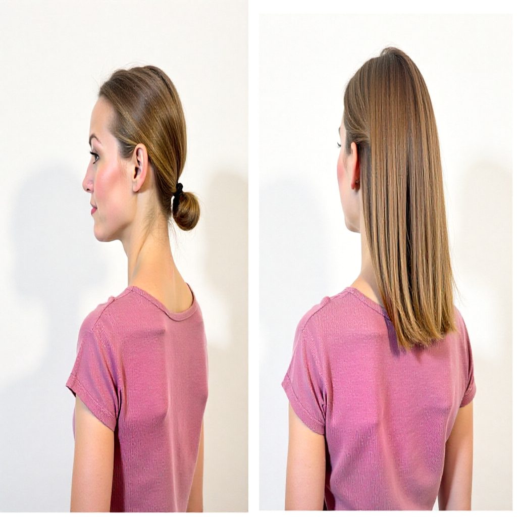 Asymmetrical Braid and Bun
