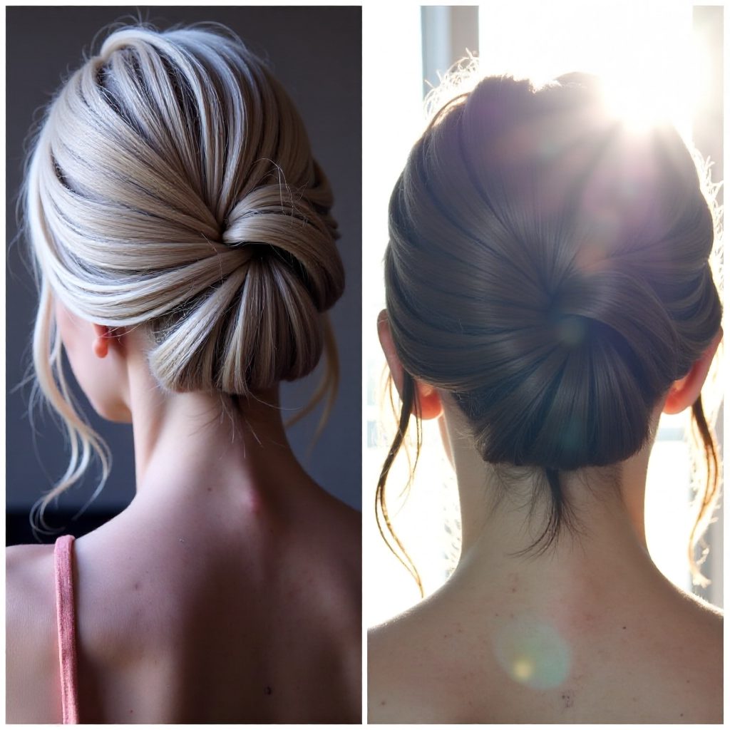 Undone Chignon Hairstyles