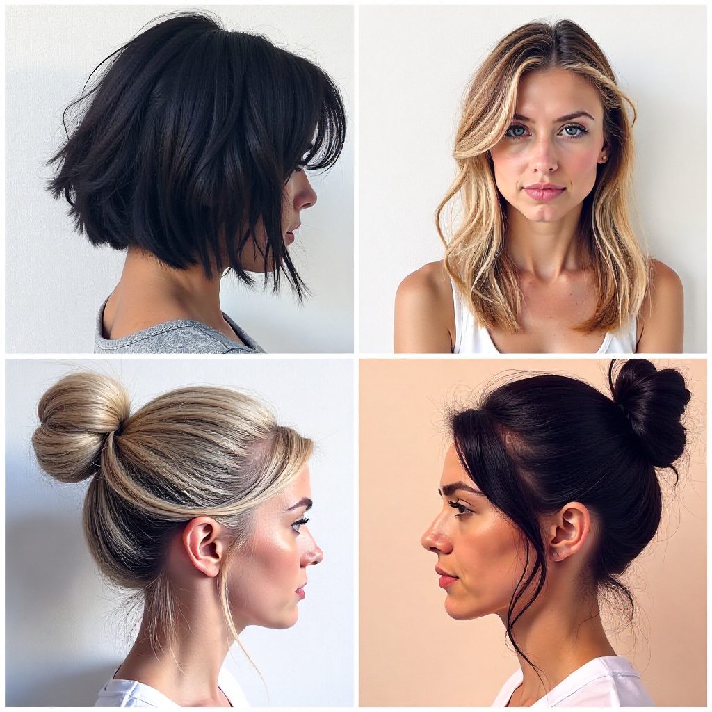 Voluminous Structured Hairstyles