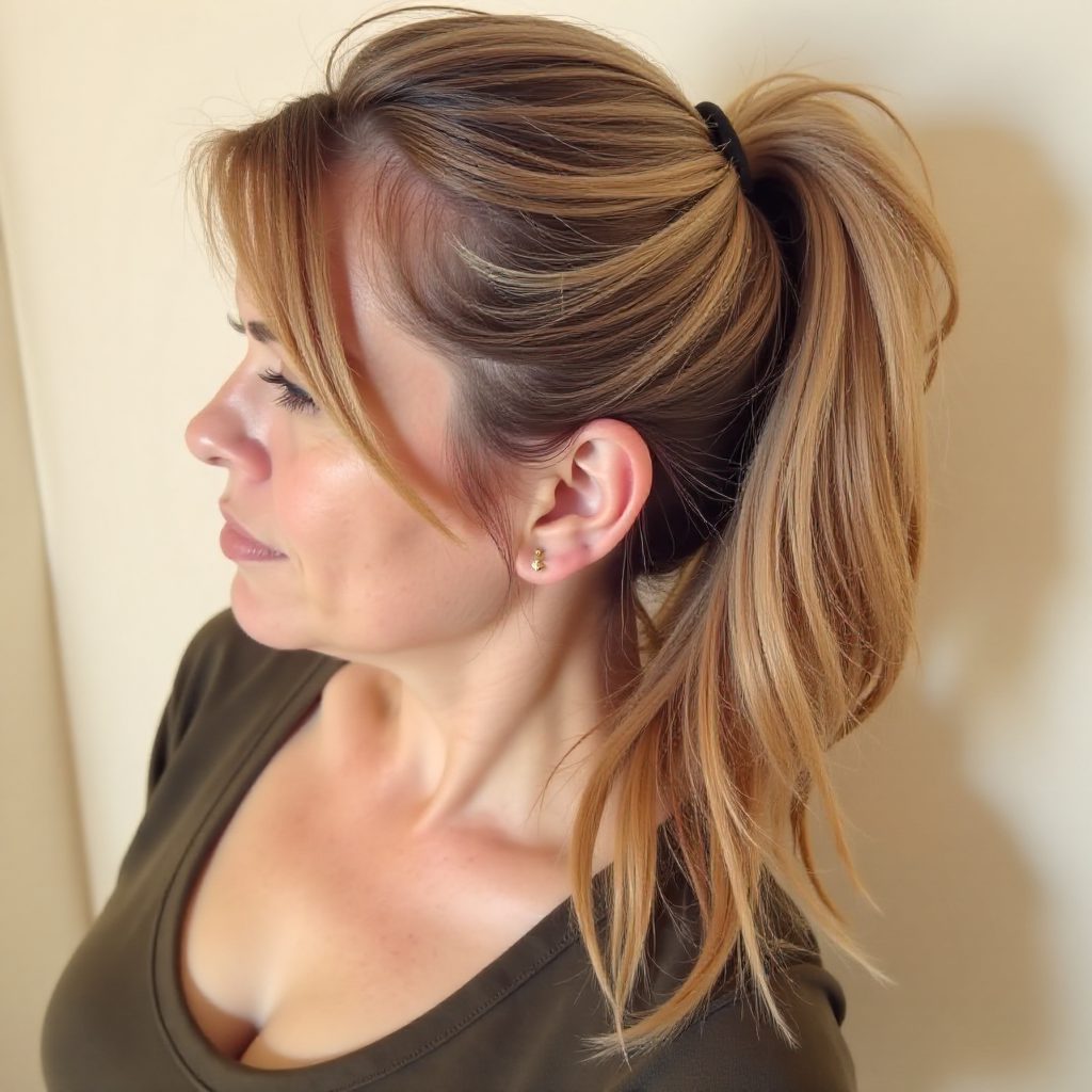 Rose Gold Barbie Ponytail