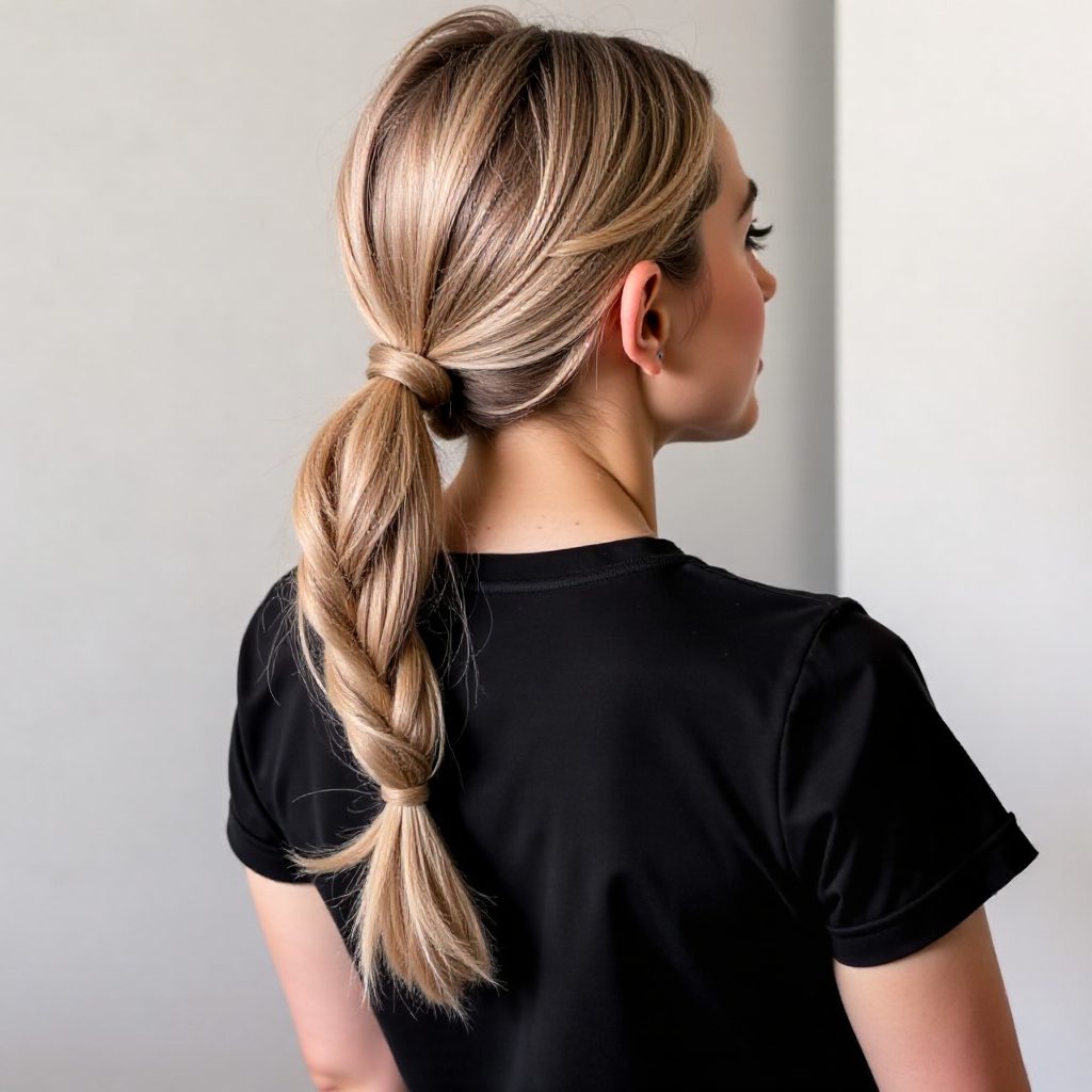 Low Ponytail Hairstyle Idea