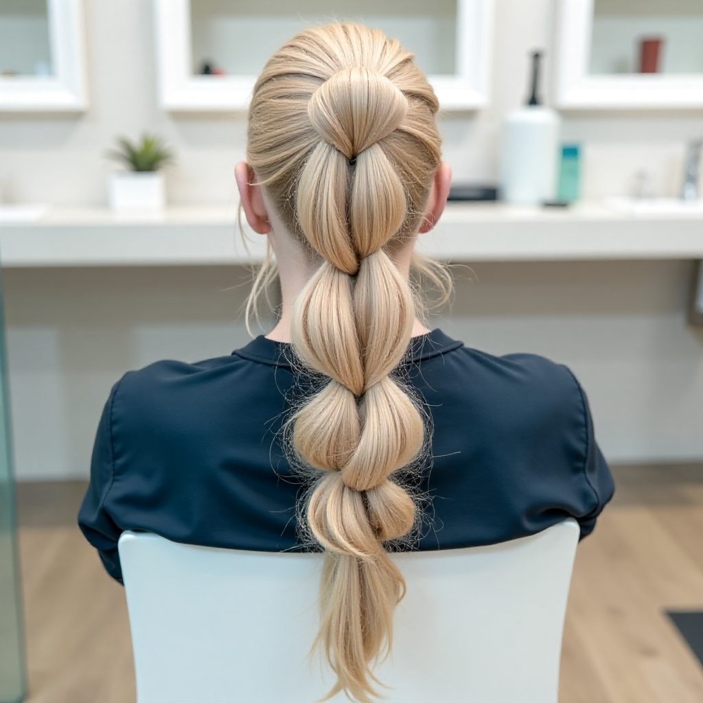 Bubble French Braid