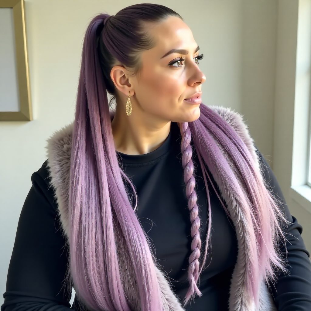 Fun Braided Hairstyle with Kanekalon
