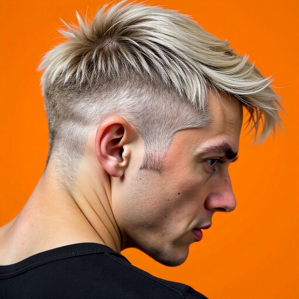 Blonde Textured Crop Style