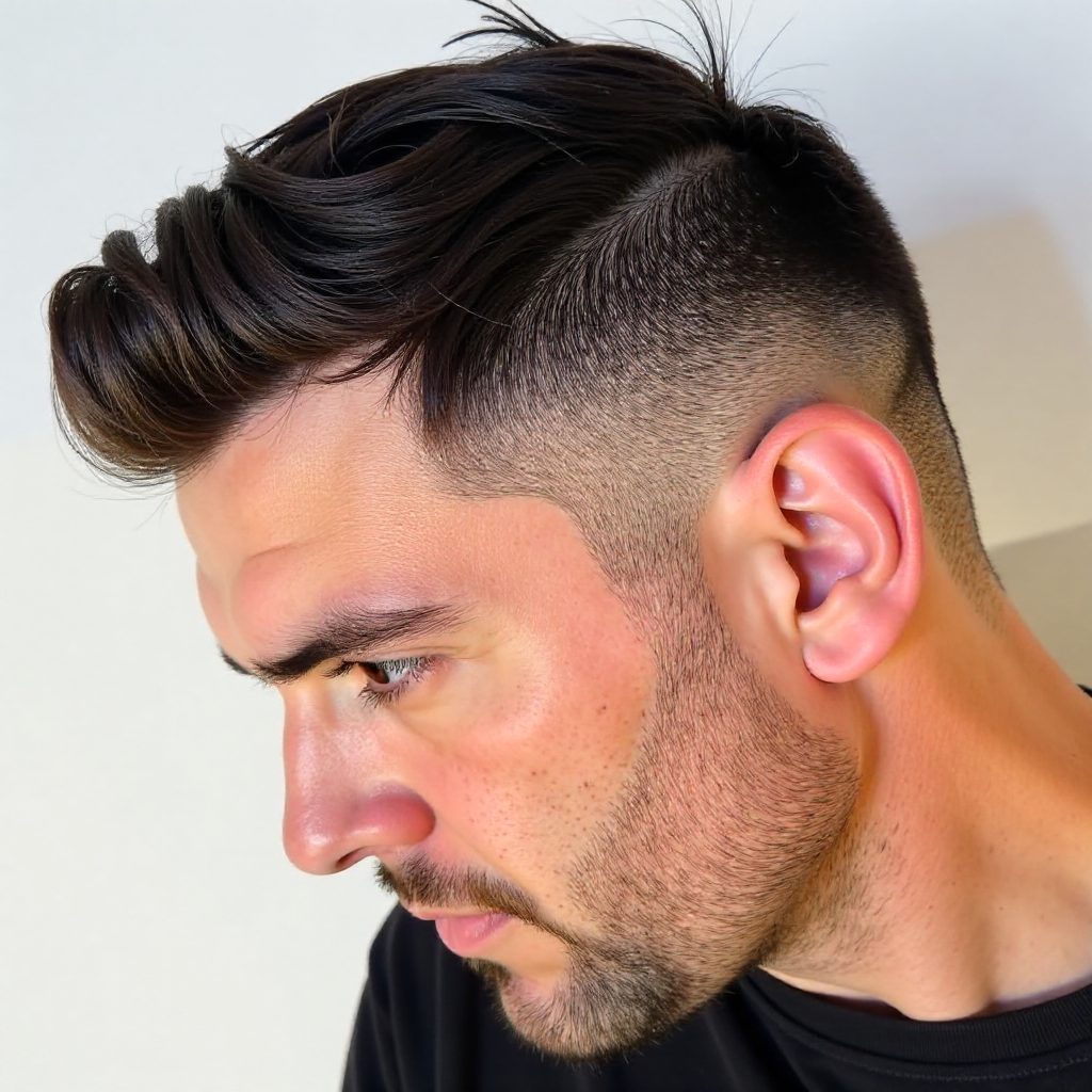 French Crop With A Hair Tattoo