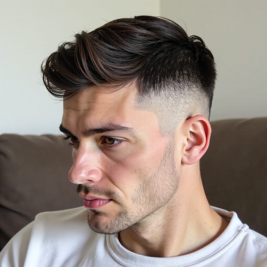 Skin Fade For Dark Thick Men's Hair