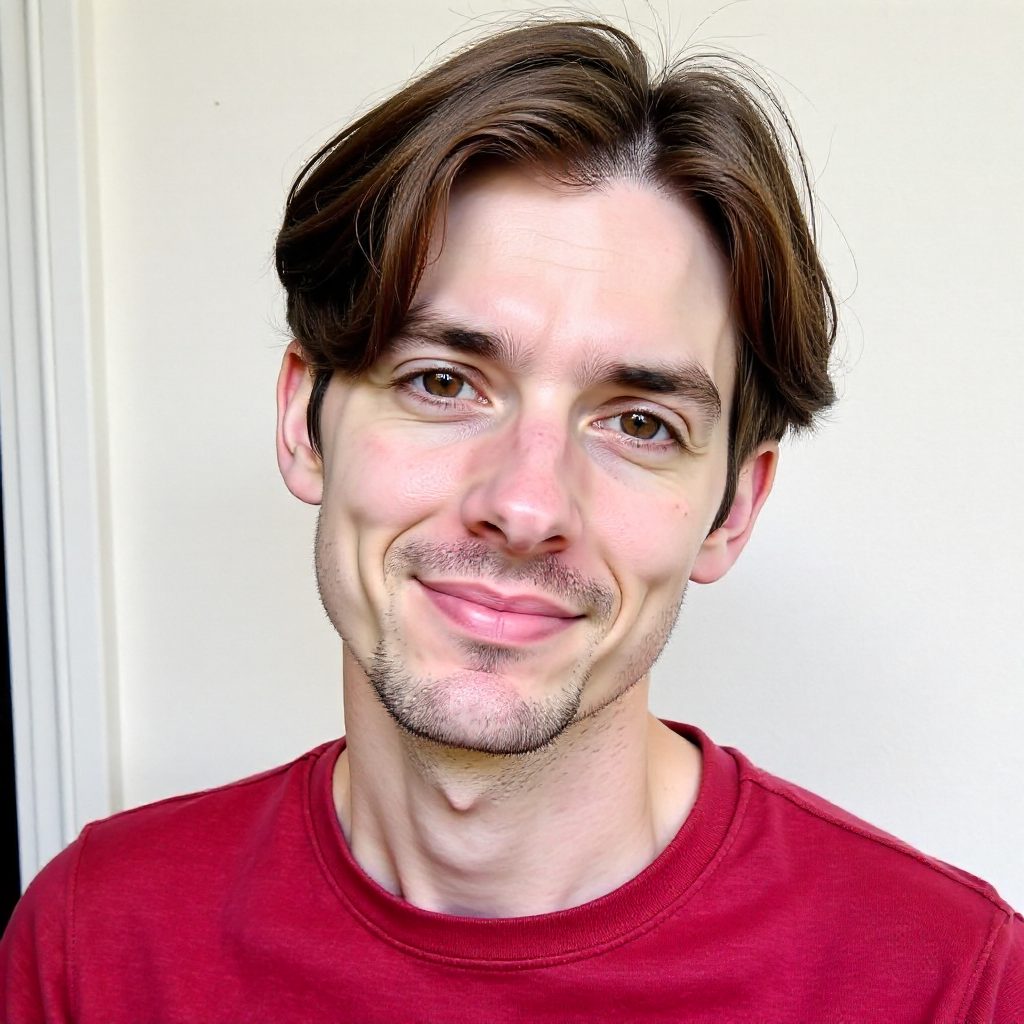 Middle Length Curtain Haircut for Men