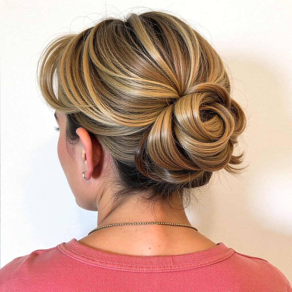 Sleek Twists Prom Hairstyle for Medium Length Hair