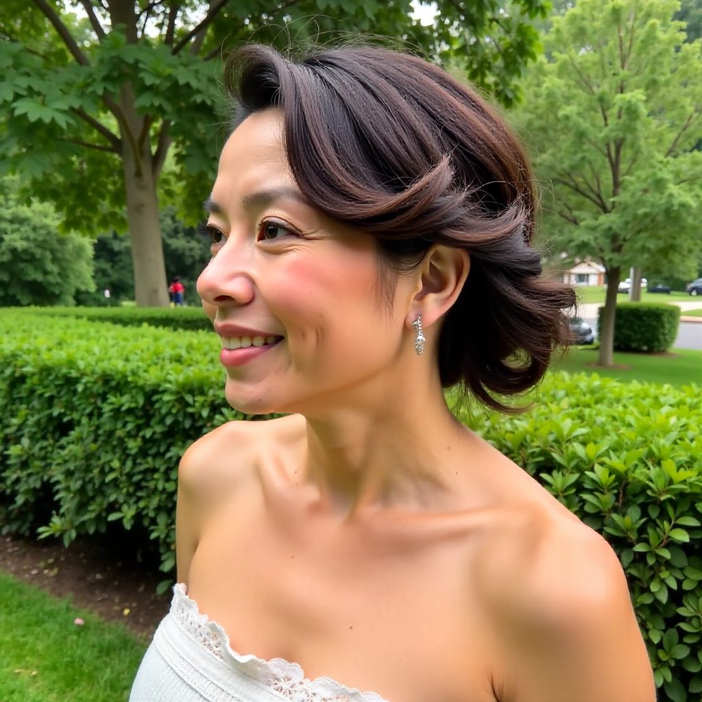 Elegant Prom Updo for Natural Hair