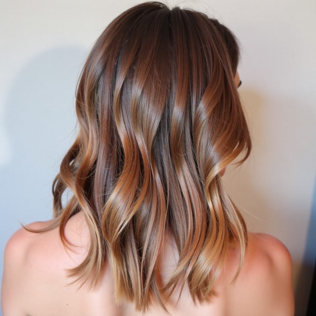 Prom Hair with Soft Waves and a Hair Piece