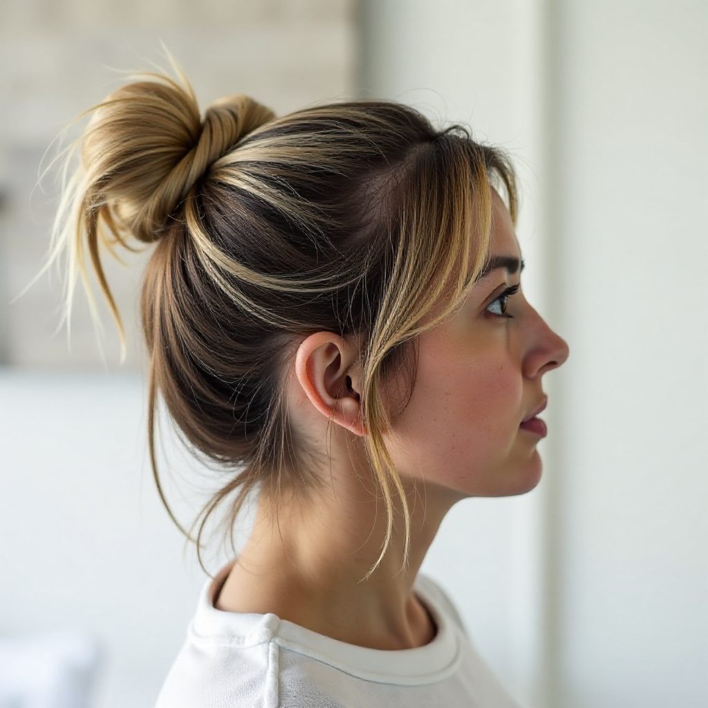 Tousled French Twist Prom Updo