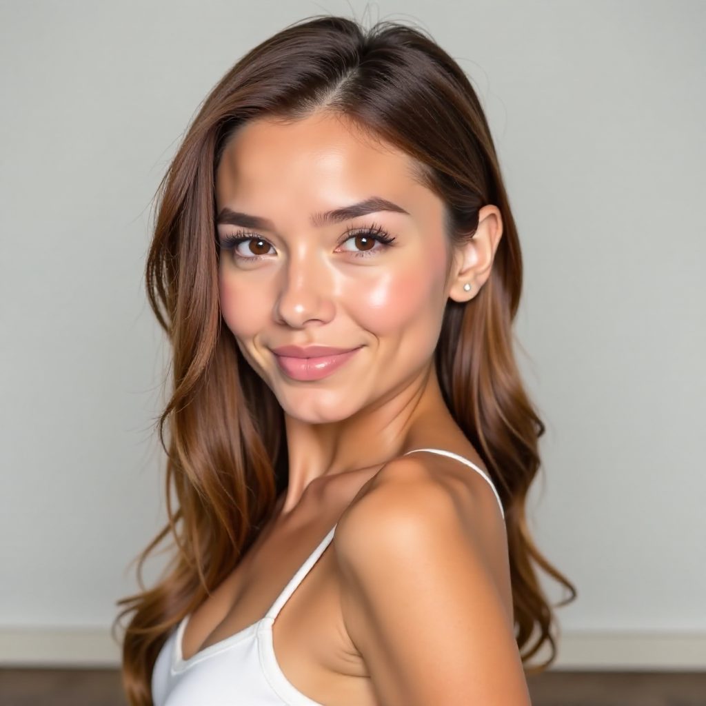 Sleek Long Hair for Prom Night