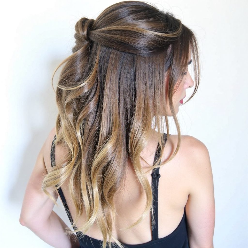 Rustic Prom Hairstyle for Long Hair