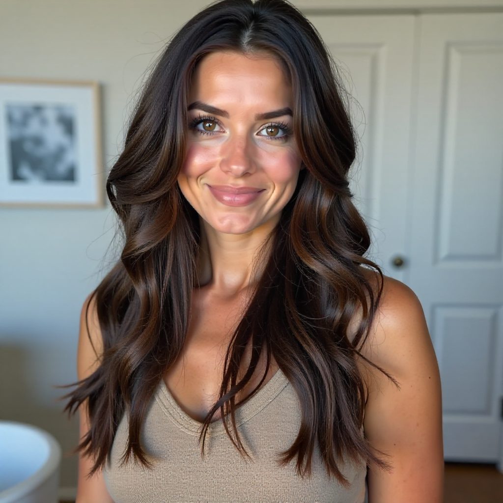 Beachy Waves Prom Hairstyle