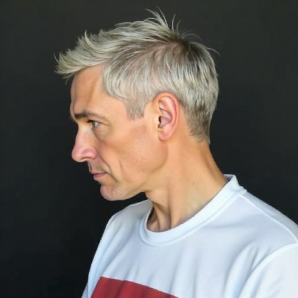 Bleach Blonde for Straight Hair for More Texture