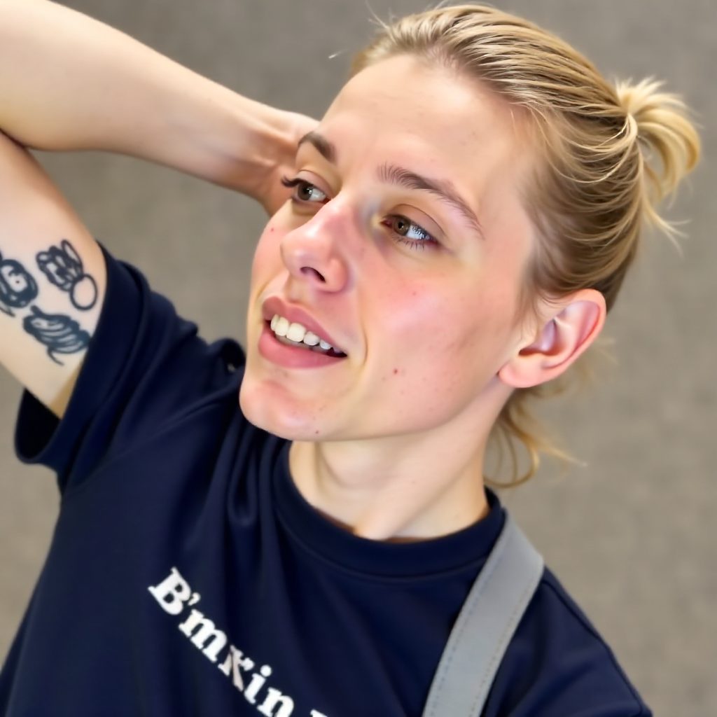 A Crew Cut and Natural Platinum Hair