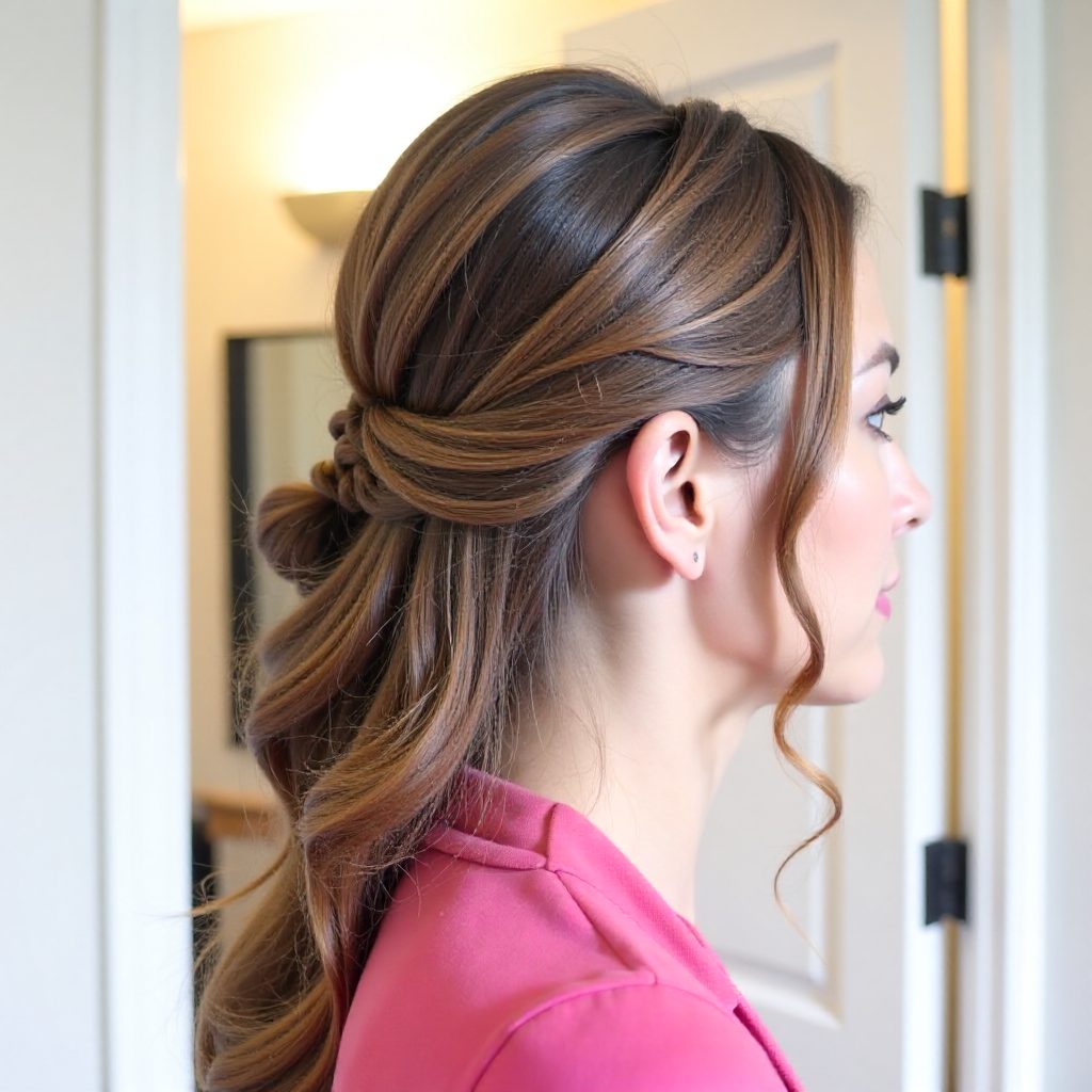 Messy Bun for Curly Hair Type