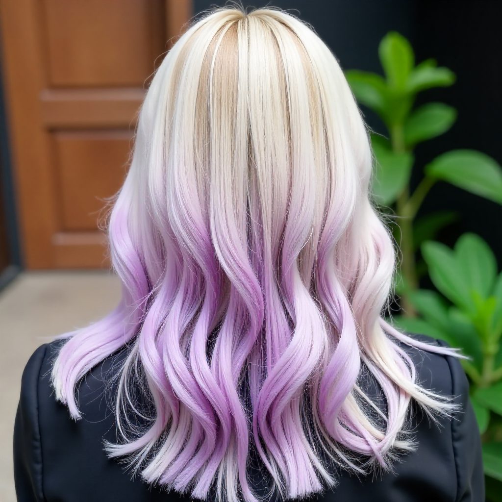 Pastel Pink Peekaboo Highlights