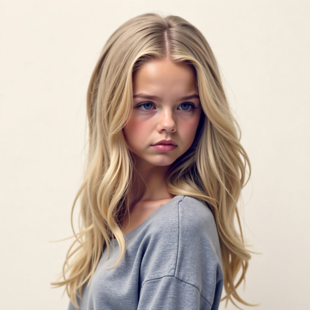Curly Hairstyle with Face Framing Pieces
