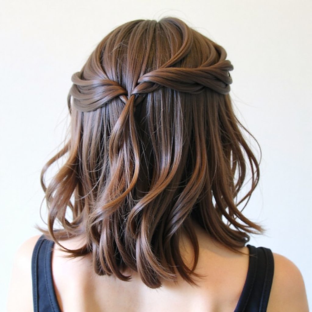Finger Waves on Shoulder Length Hair