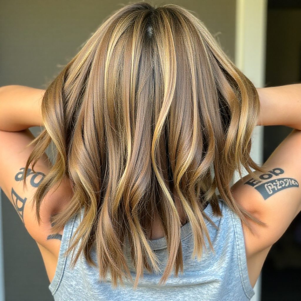 Bright Colors on Blonde Hair