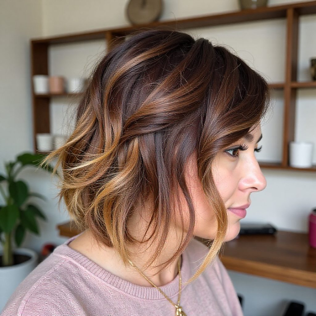 Crown Dutch Braids into Low Bun