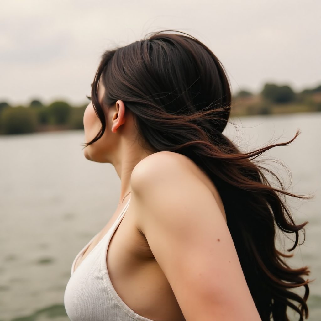 Low Pony with Infinity Braid Base
