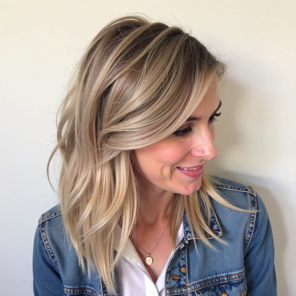 Cute Hairstyle for Long Hair with Infinity Braid Detail