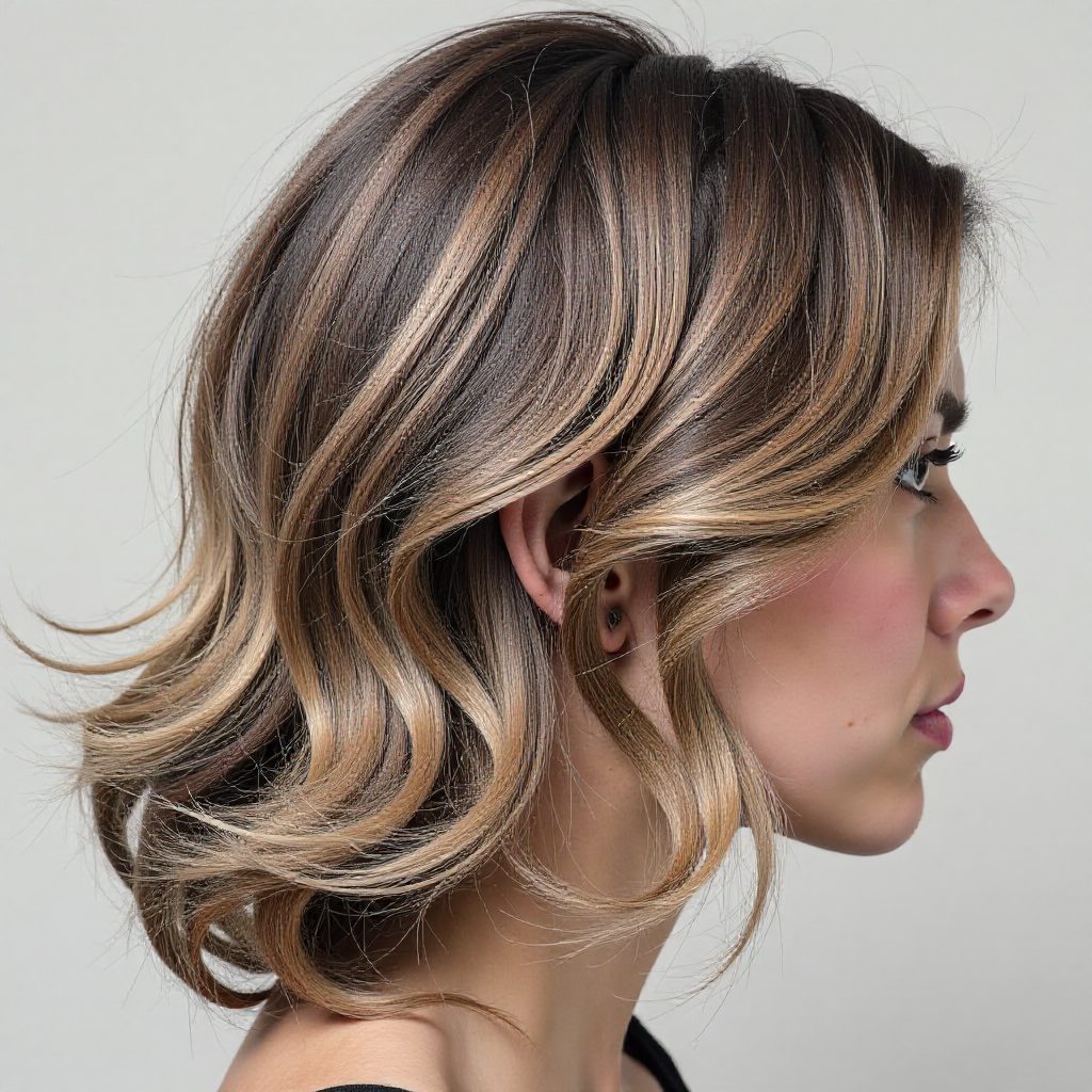 Side Braids into Low Bun Roll